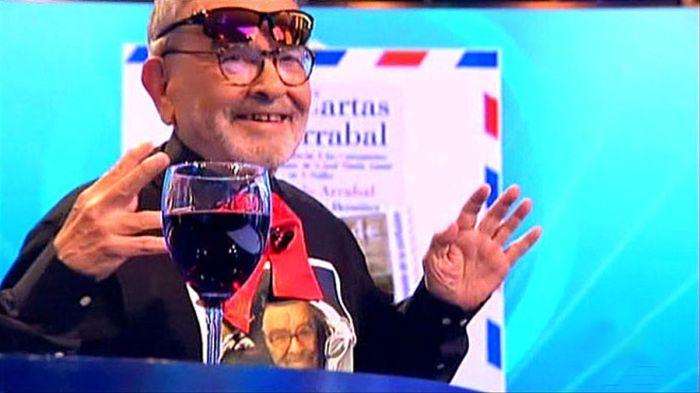 Fernando Arrabal, dramaturgo y poeta cuenta su borrachera en TVE