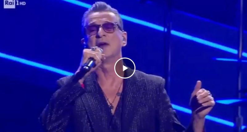 Depeche Mode actuación en San Remo 2023 Italia
